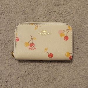 Tiny Cherry Coach Wallet
